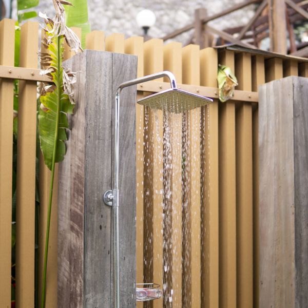 Professional Outdoor Shower Plumbing